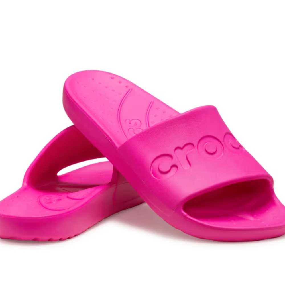 Crocs Pink Slide Sandals